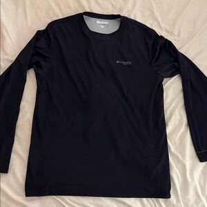 Columbia PFG Men's Long Sleeve Performance Shirt - Navy